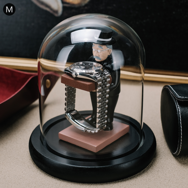 Jewelry Watches Luxury - Masa Vintage saat tutucu organizatör durumda