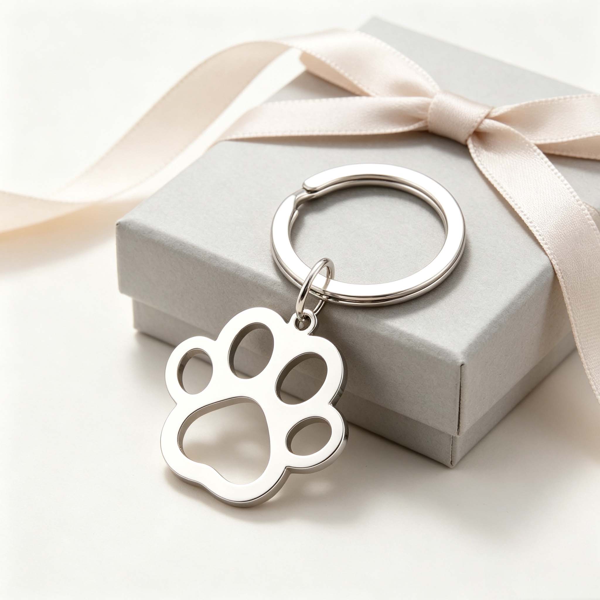 Mens Dog Tag Necklace - 5 Adet Paslanmaz Çelik Köpek Patisi