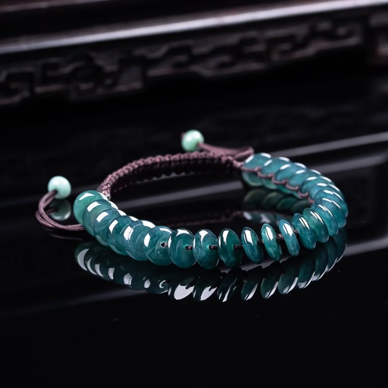 Jewelry & Watches Review - Doğal Gerçek Zümrüt Mavi Su Abaküs