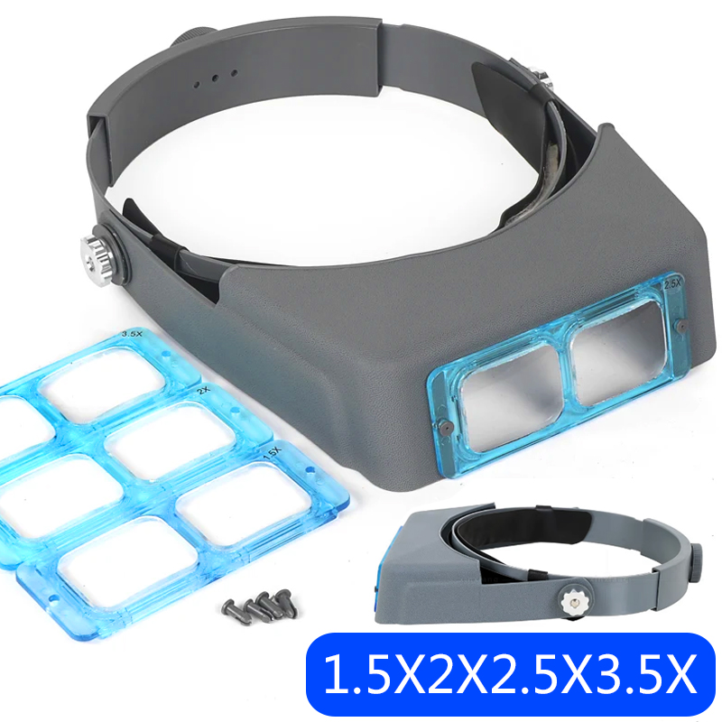 Jewelry Eyewear Watches & Accessories - 1.5X2X2.5X3.5X Profesyonel Kafa Giyen Büyüteç Optivisor
