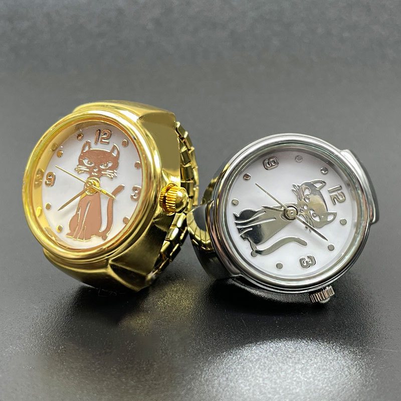 Vintage Jewelry Watches Women - WLP Punk moda kedi arama saat