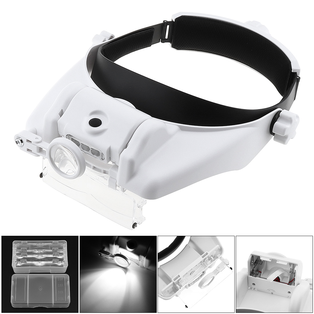 Jewelry Eyewear Watches & Accessories - Ayarlanabilir Kafa Bandı Gözlük Büyüteç Büyüteç