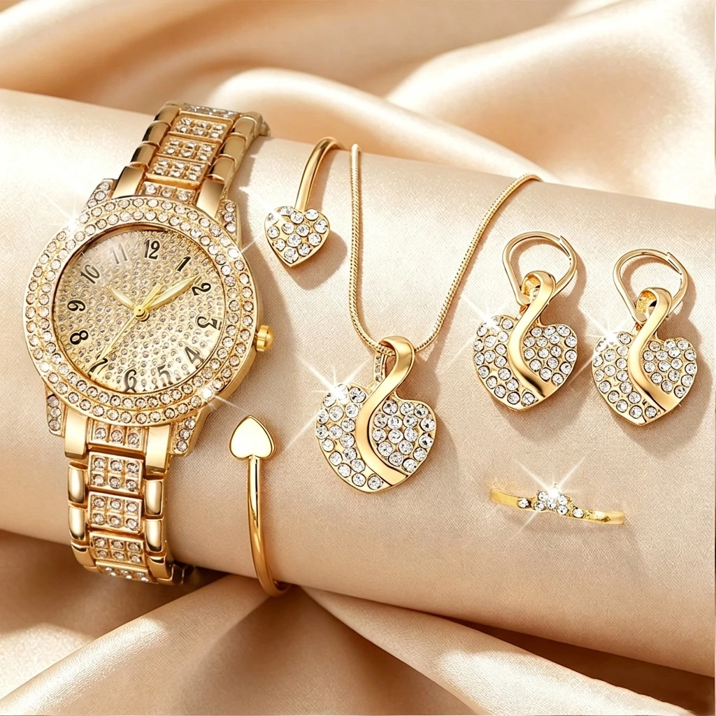 Mystery Jewelry Jar Watches - 6 adet moda taklidi kadın izle