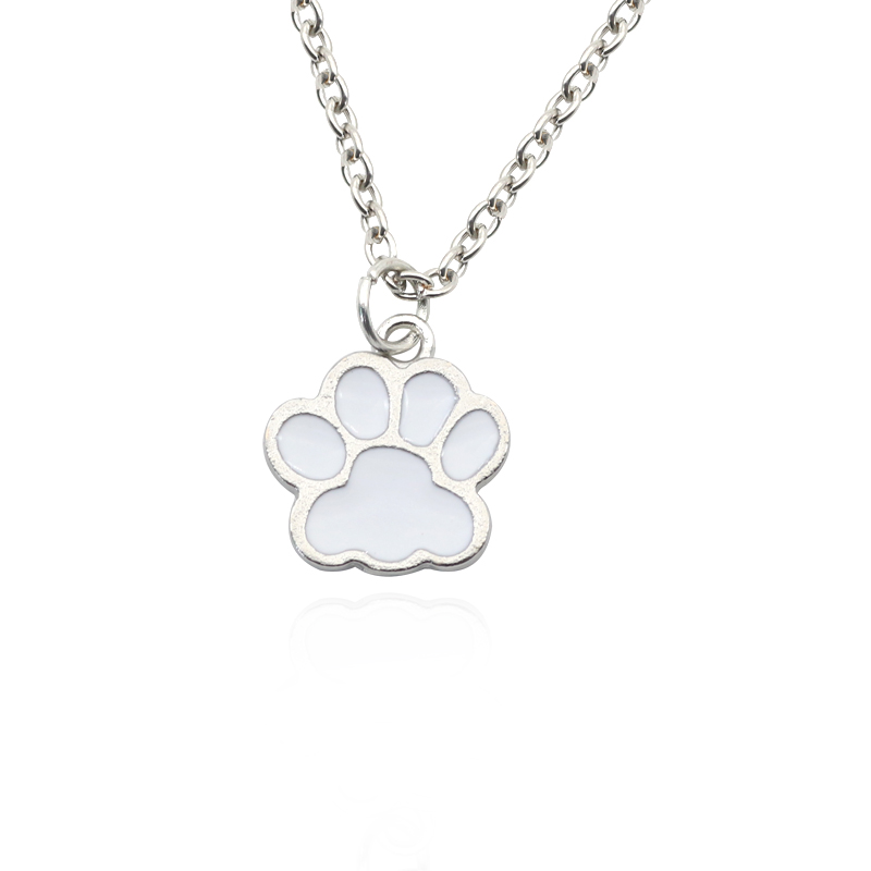 Moda Köpek Paw Kedi Ayak Izi K - Mens Dog Tag Necklace incelemesi ve fiyatı