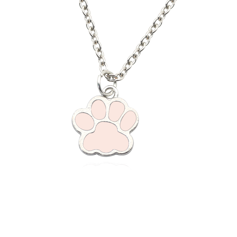 Moda Köpek Paw Kedi Ayak Izi K - Mens Dog Tag Necklace incelemesi ve fiyatı