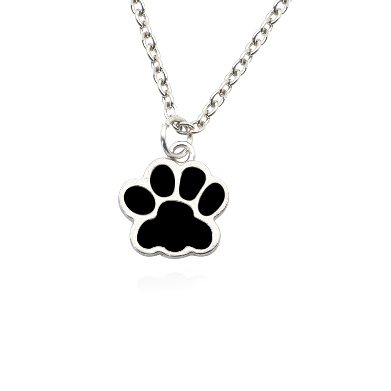 Moda Köpek Paw Kedi Ayak Izi K - Mens Dog Tag Necklace incelemesi ve fiyatı