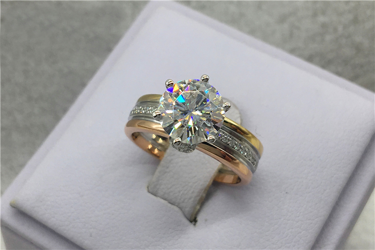 Özel Katı 18 K Au750 Sarı Beya - Moissanite Ring incelemesi ve fiyatı