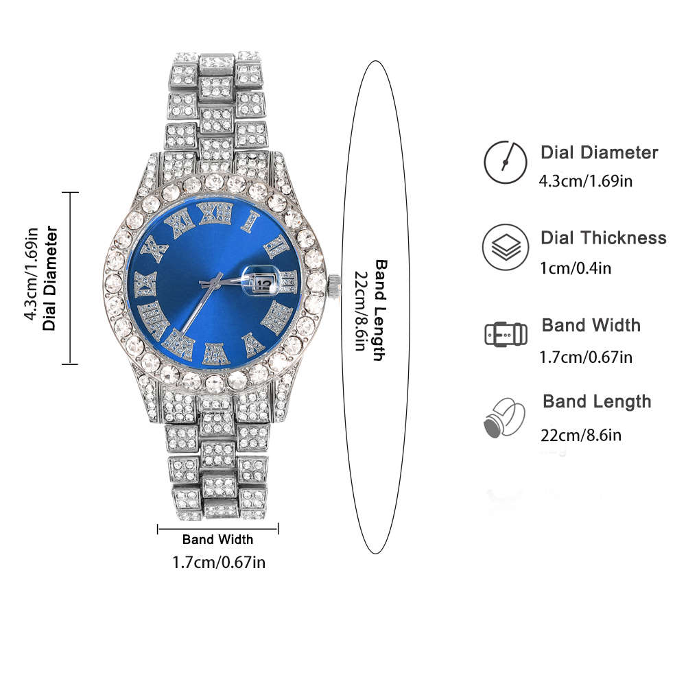 3 adet Hip-Hop İzle Takı Seti  - Jewelry Watches Men incelemesi ve fiyatı