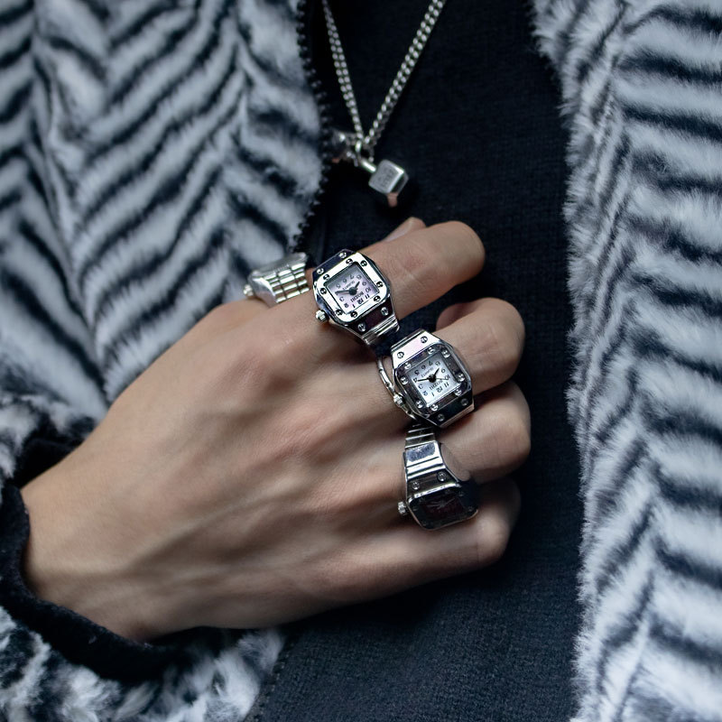 Öpücük takı Vintage Y2K parmak - Vintage Jewelry Watches Women incelemesi ve fiyatı