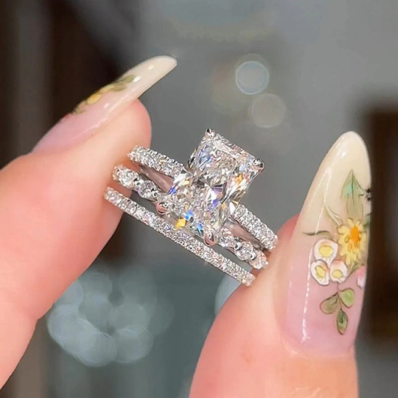 Altın Kaplama Bakır925 Ayar Gü - Moissanite Ring incelemesi ve fiyatı