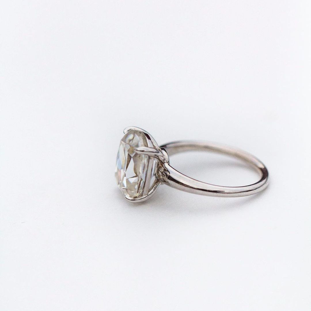 Eski Maden Minder Kesim 6 Kara - Moissanite Ring incelemesi ve fiyatı