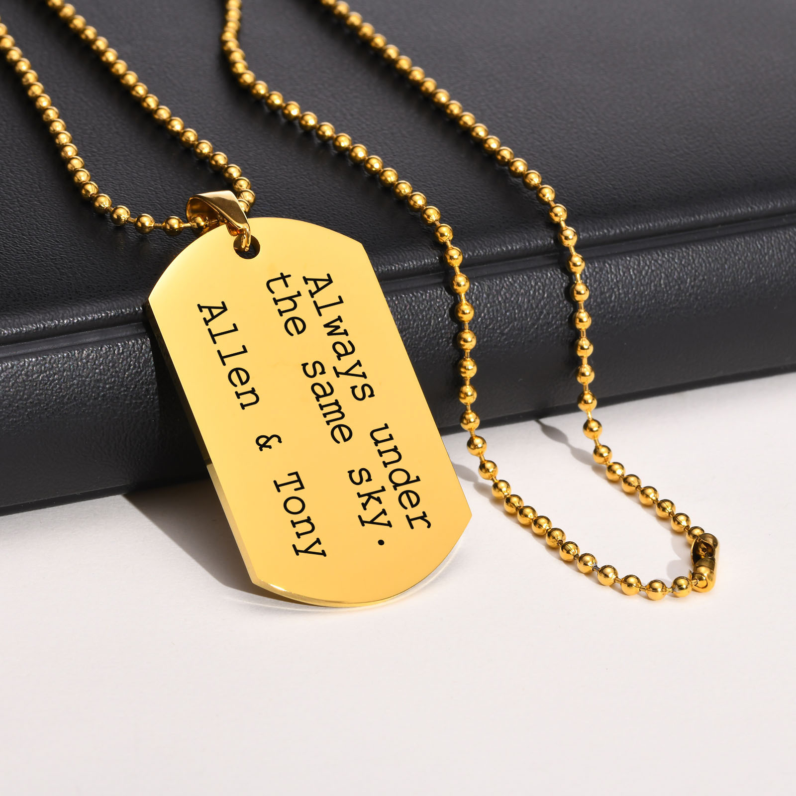Mprainbow kişiselleştirilmiş o - Mens Dog Tag Necklace incelemesi ve fiyatı