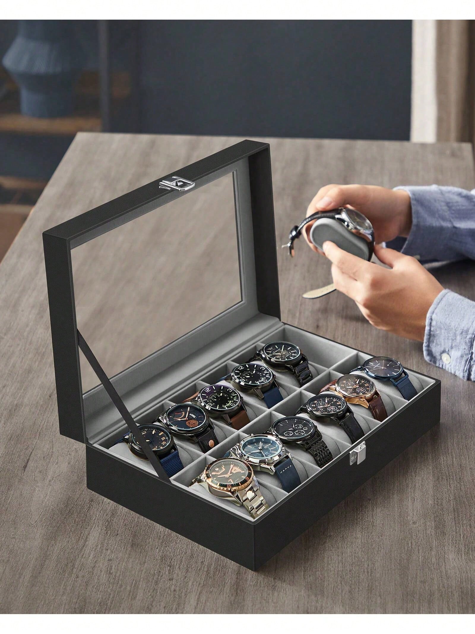 12 Yuvalı Kilitlenebilir Saat  - Jewelry Watches & Accessories incelemesi ve fiyatı