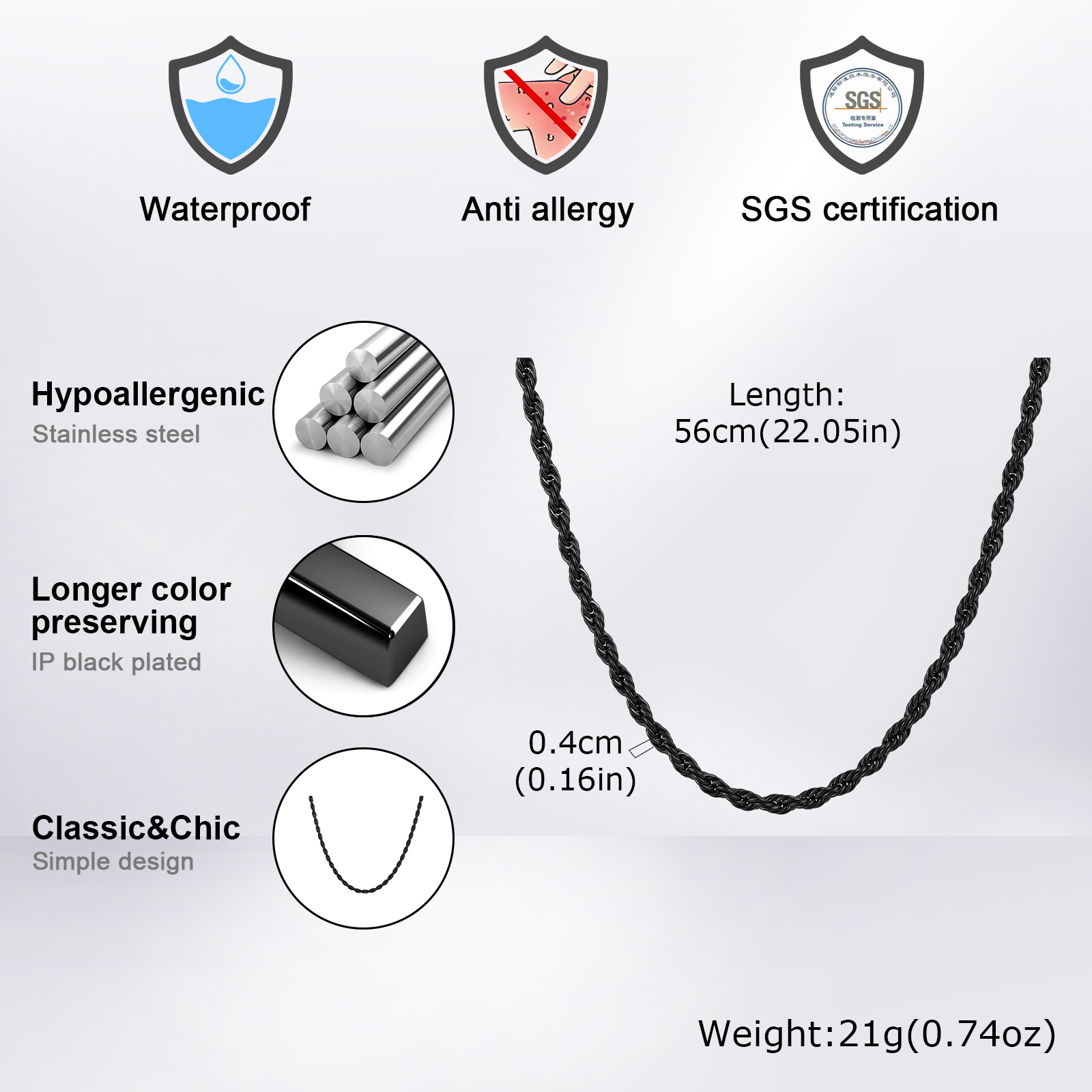 Erkekler halatlar uzun kolye p - Mens Dog Tag Necklace incelemesi ve fiyatı
