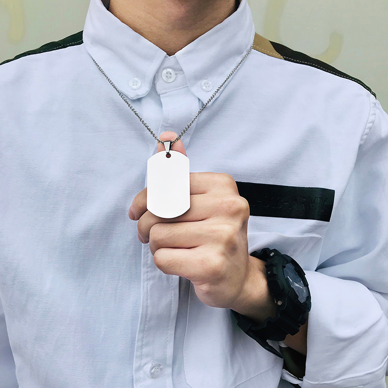 Vnox içinde karanlık saat zama - Mens Dog Tag Necklace incelemesi ve fiyatı
