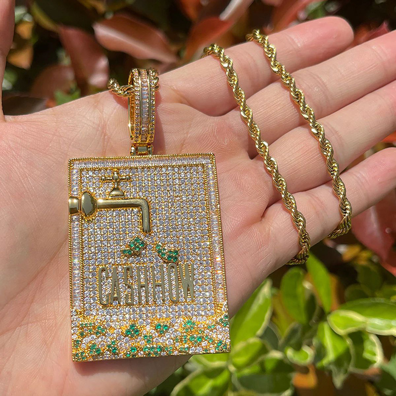 Hip Hop 3A + CZ Taş Kaplamalı  - Mens Dog Tag Necklace incelemesi ve fiyatı