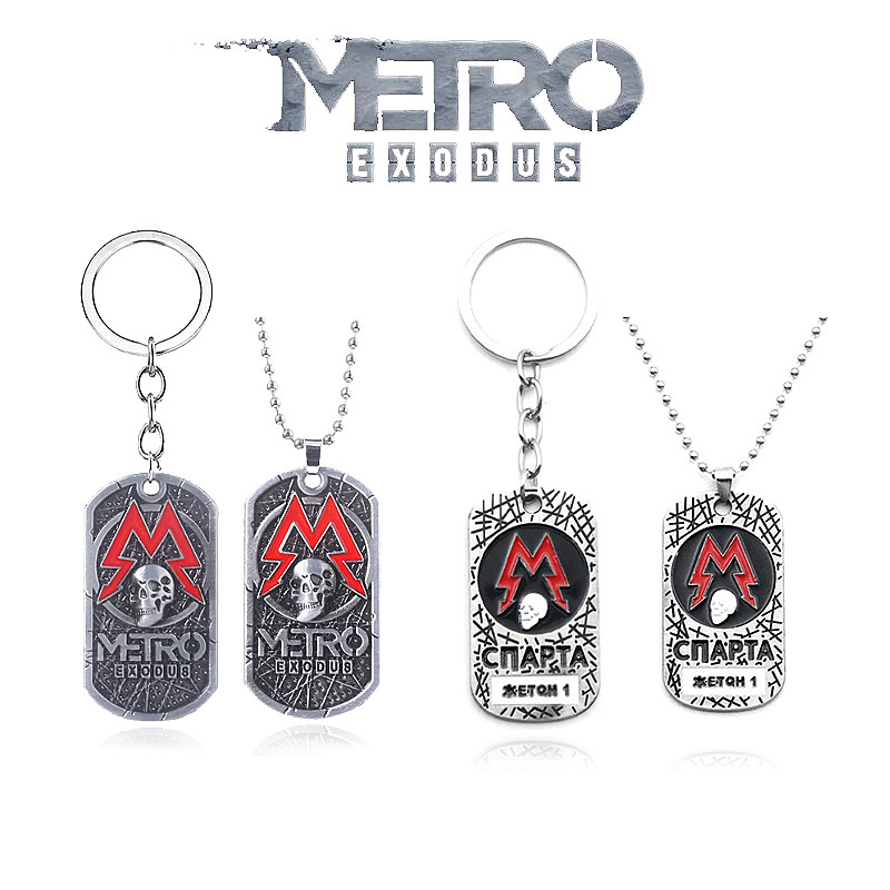Oyun Metro Exodus 2033 Anahtar - Mens Dog Tag Necklace incelemesi ve fiyatı