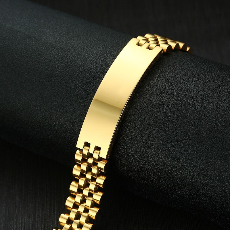 Vnox erkek 15mm geniş kimlik e - Jewelry Watches Men incelemesi ve fiyatı