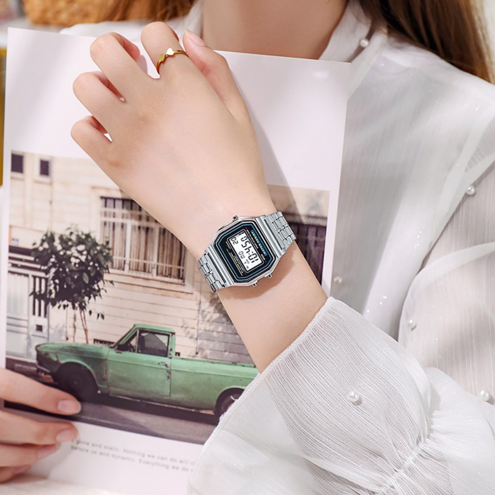 Zarif dijital saat kadınlar iç - Jewelry Watches Men incelemesi ve fiyatı
