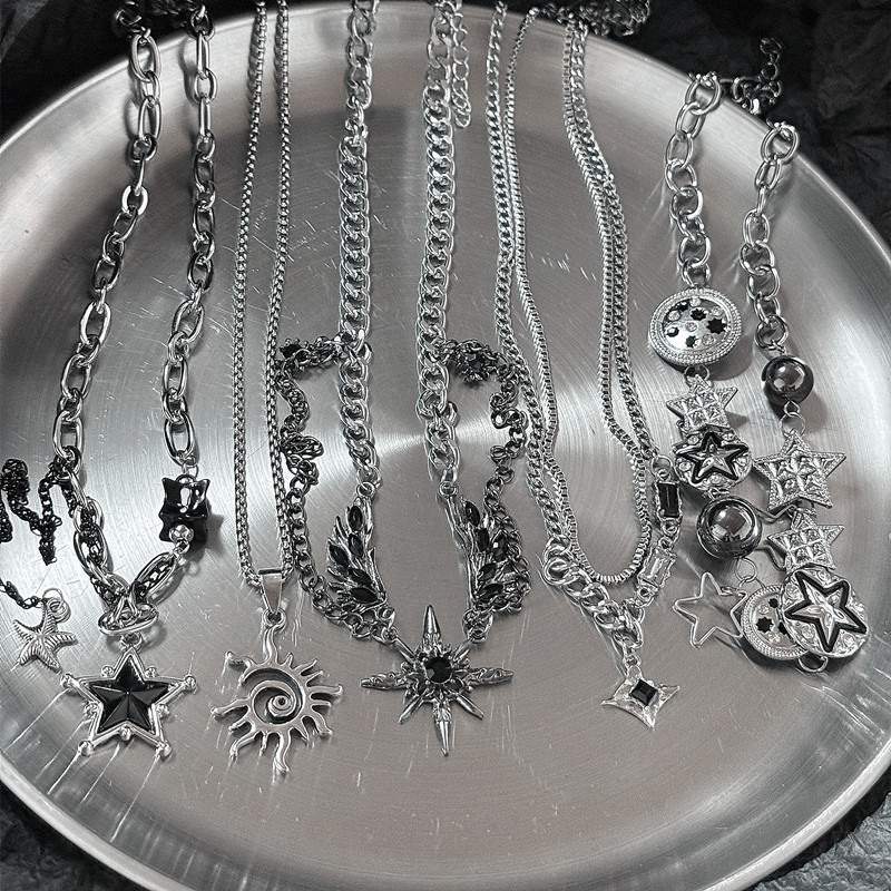 Punk Paslanmaz Çelik Yıldız Ge - Mens Dog Tag Necklace incelemesi ve fiyatı
