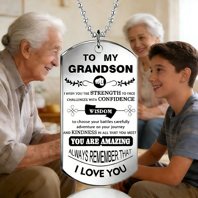 Torunuma İlham Kolye Büyük Güm - Mens Dog Tag Necklace incelemesi ve fiyatı
