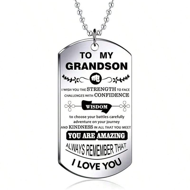 Torunuma İlham Kolye Büyük Güm - Mens Dog Tag Necklace incelemesi ve fiyatı