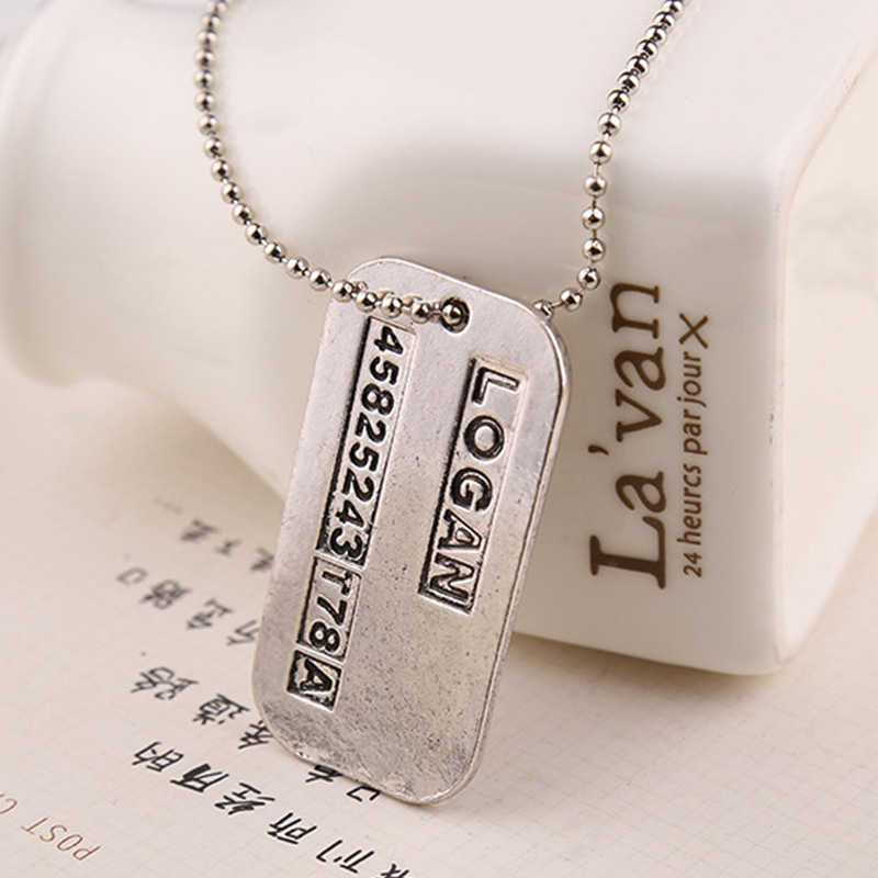 X Erkekler Kolye Logan Hugh Ja - Mens Dog Tag Necklace incelemesi ve fiyatı