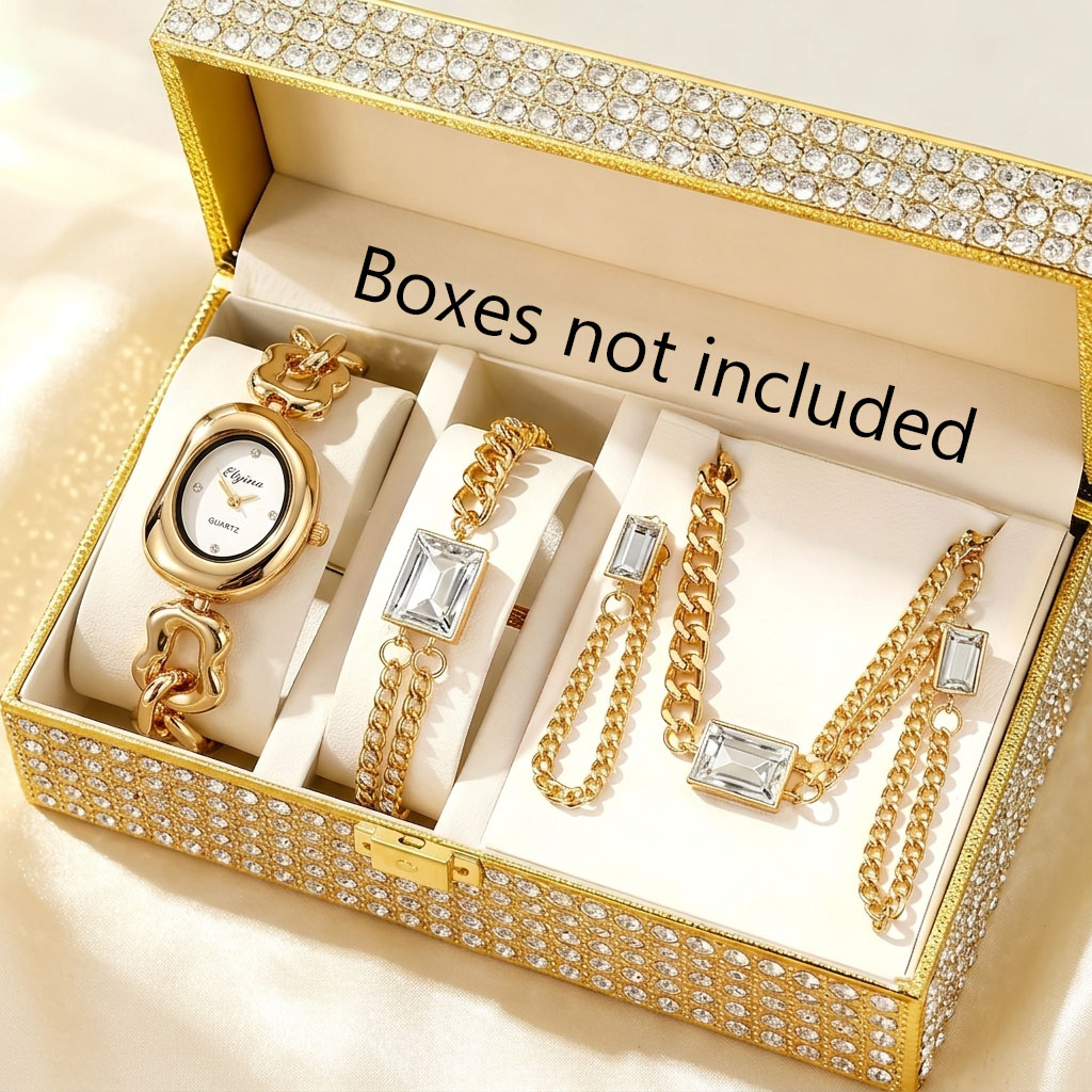 5 Parça Moda Düzensiz Kadın Ku - Mystery Jewelry Jar Watches incelemesi ve fiyatı